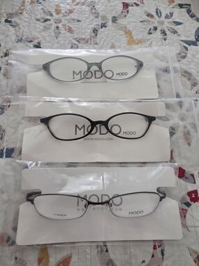 Set of 3 NEW MODO Glasses - All For $150